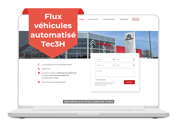 www.garage-bernhardt.fr - Flux véhicules automatisé Tec3H