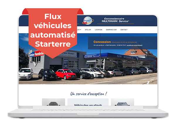 www.suss-auto.com - Flux véhicules automatisé Starterre